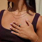 Wrap Ring with Aquamarine